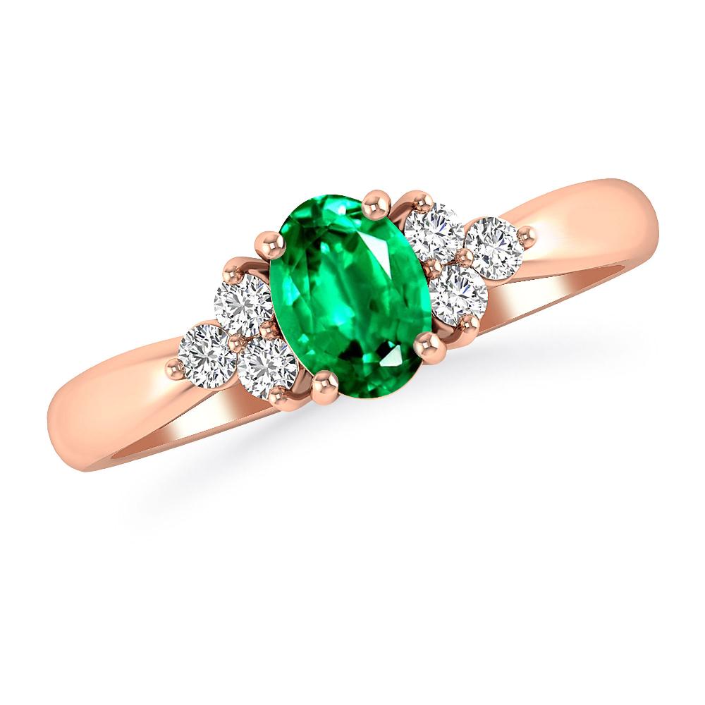 Rose Gold - Emerald