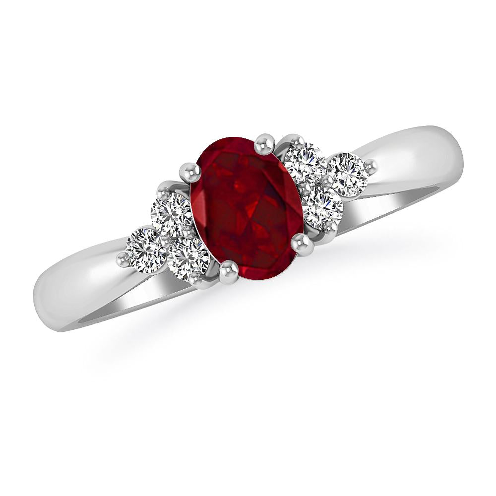 White Gold - Garnet