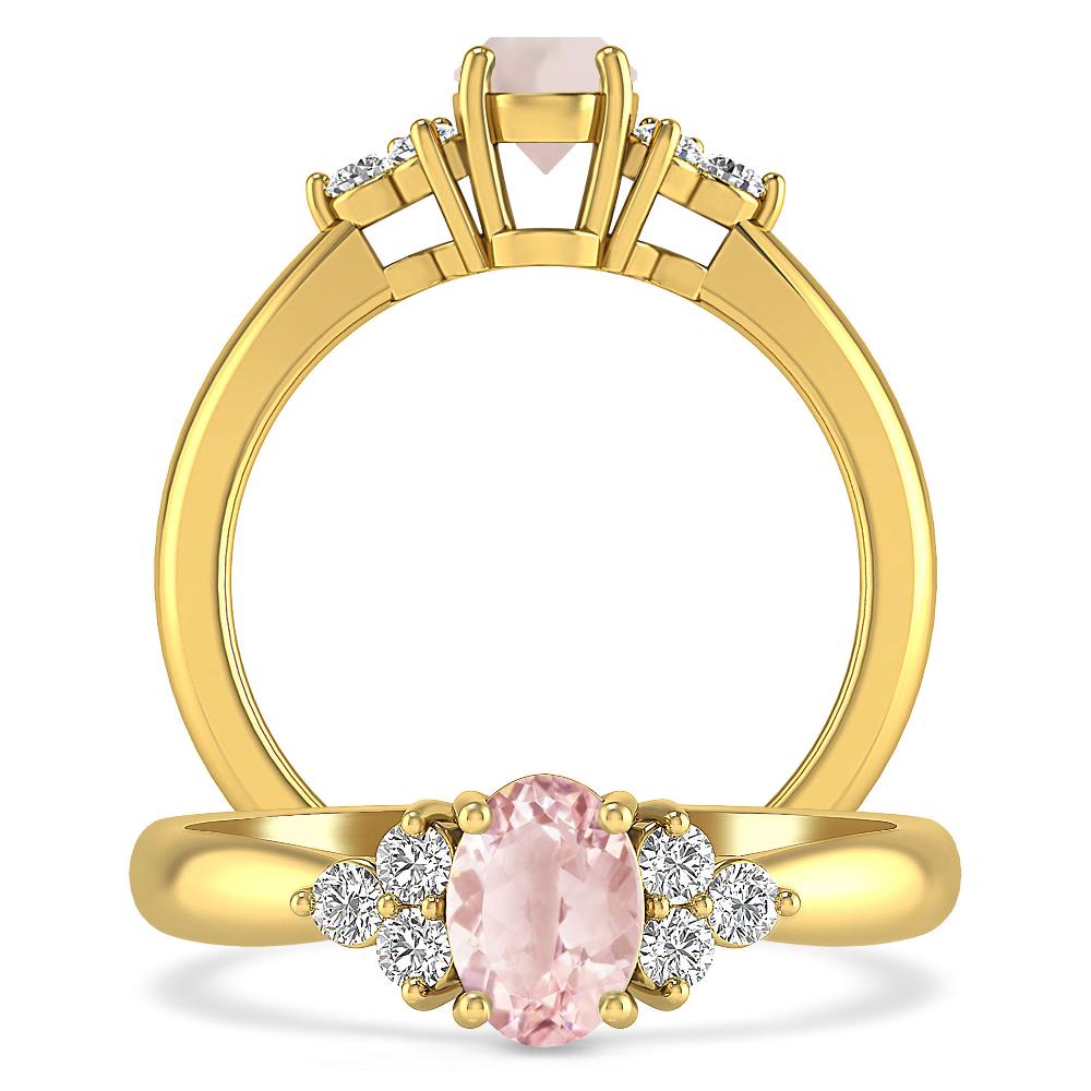 Yellow Gold - Morganite