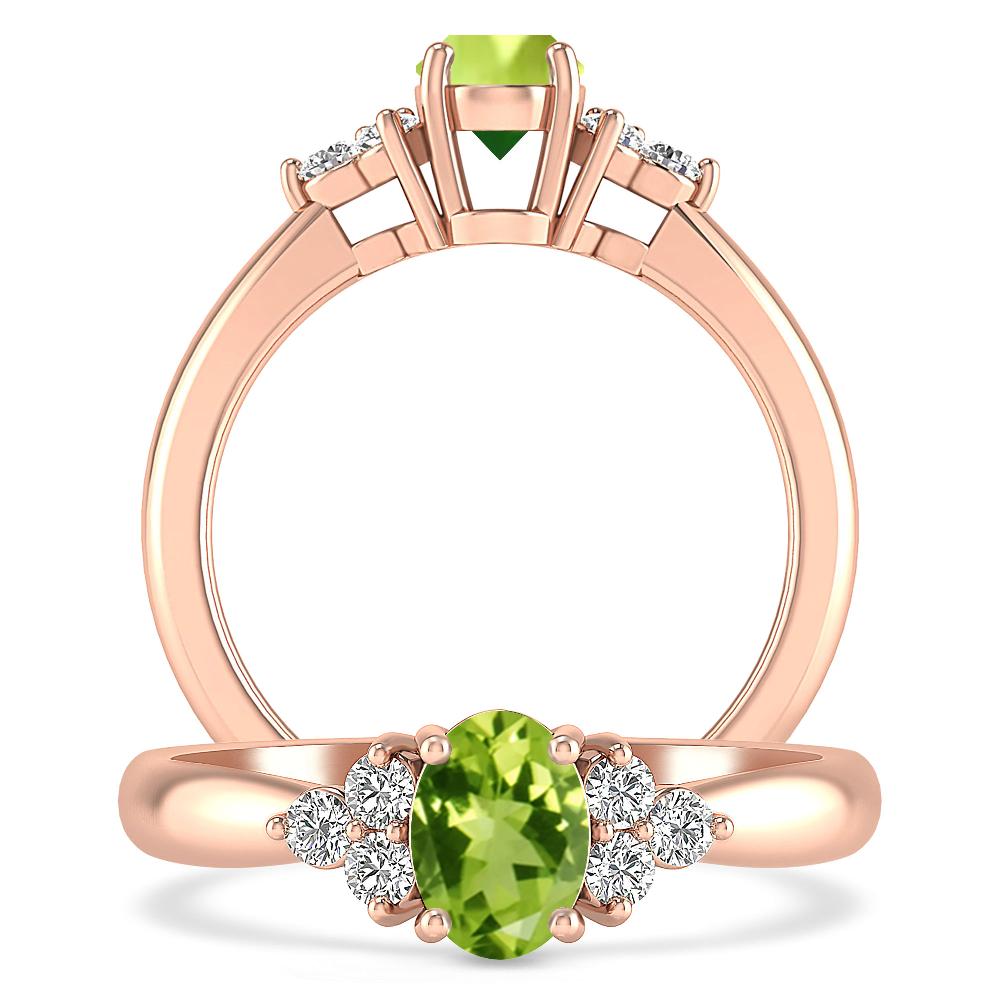 Rose Gold - Peridot