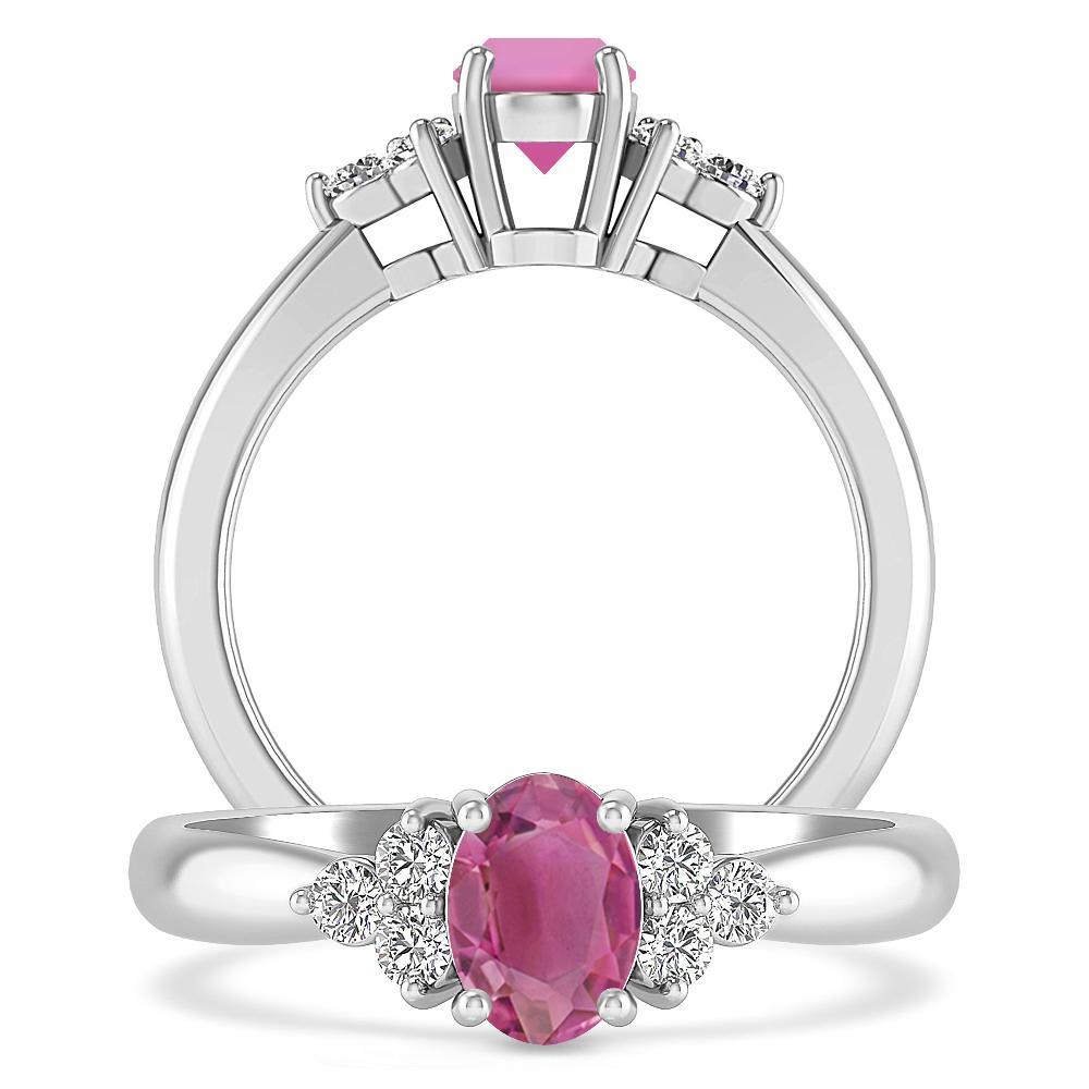 White Gold - Pink Tourmaline