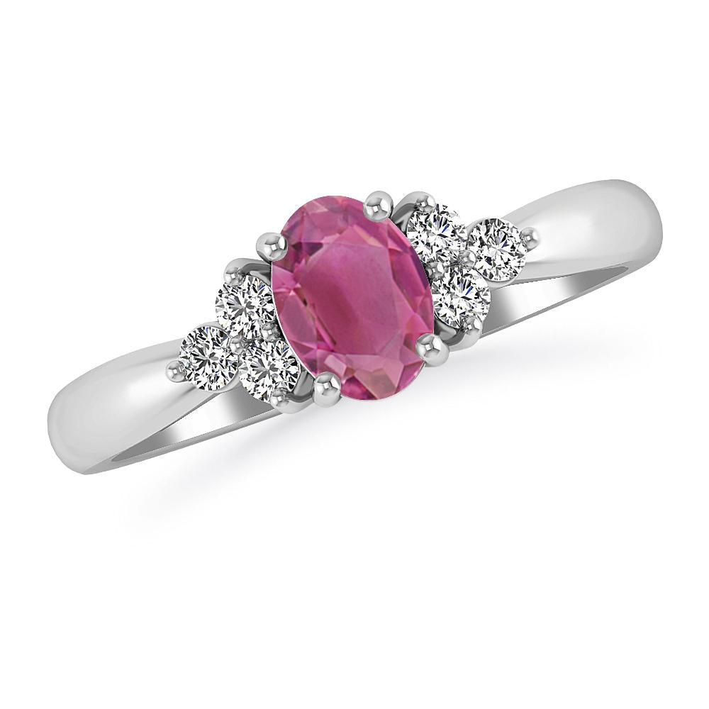 White Gold - Pink Tourmaline