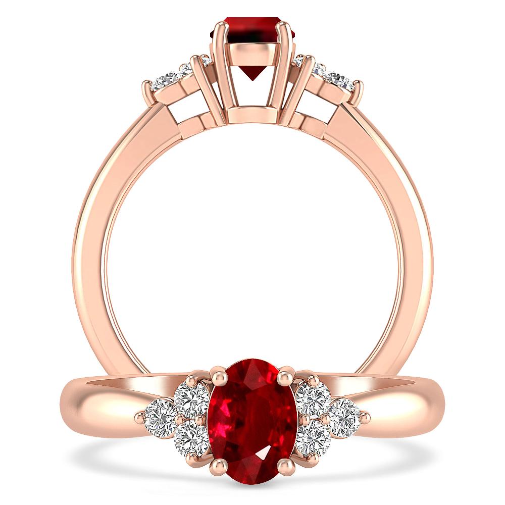 Rose Gold - Ruby