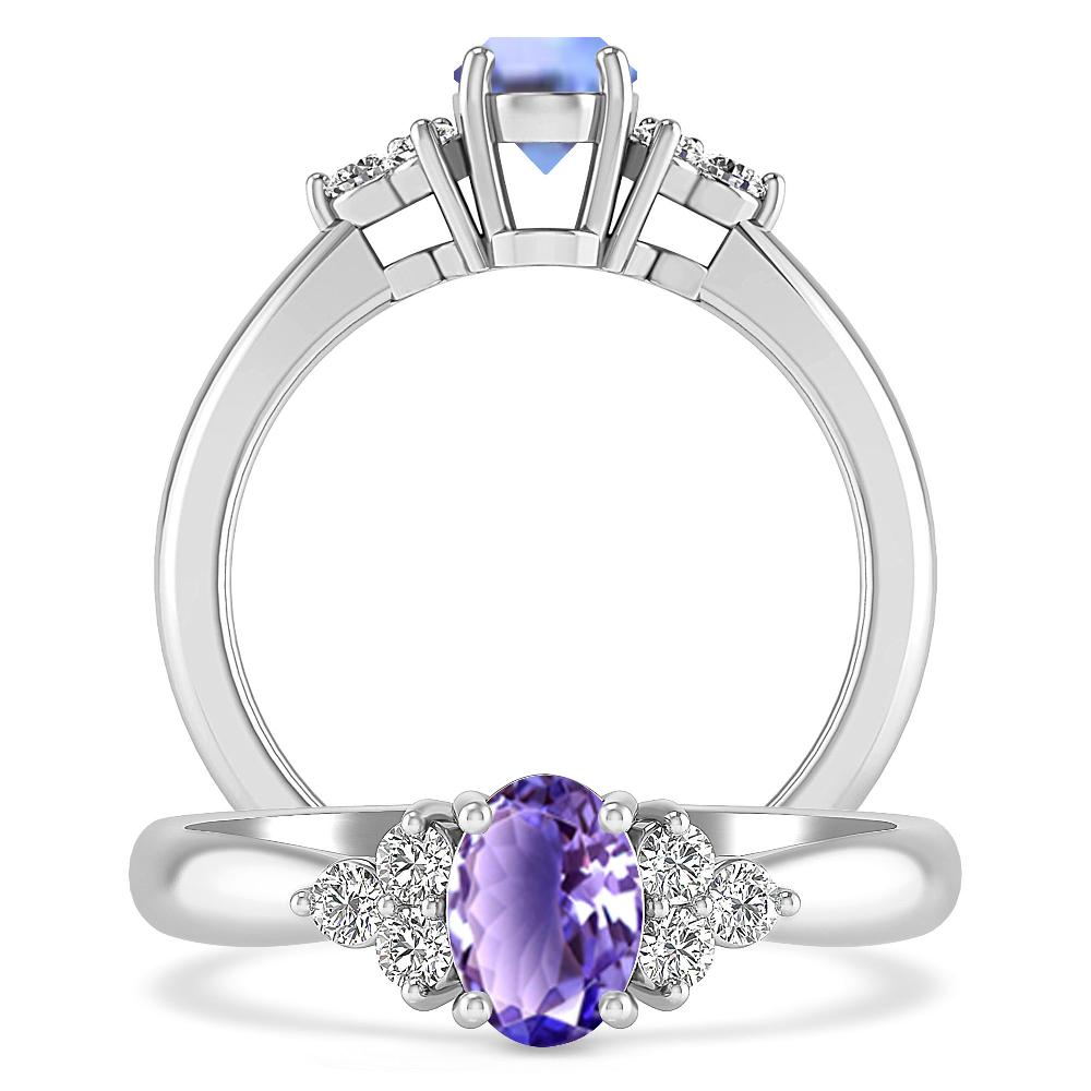 White Gold - Tanzanite