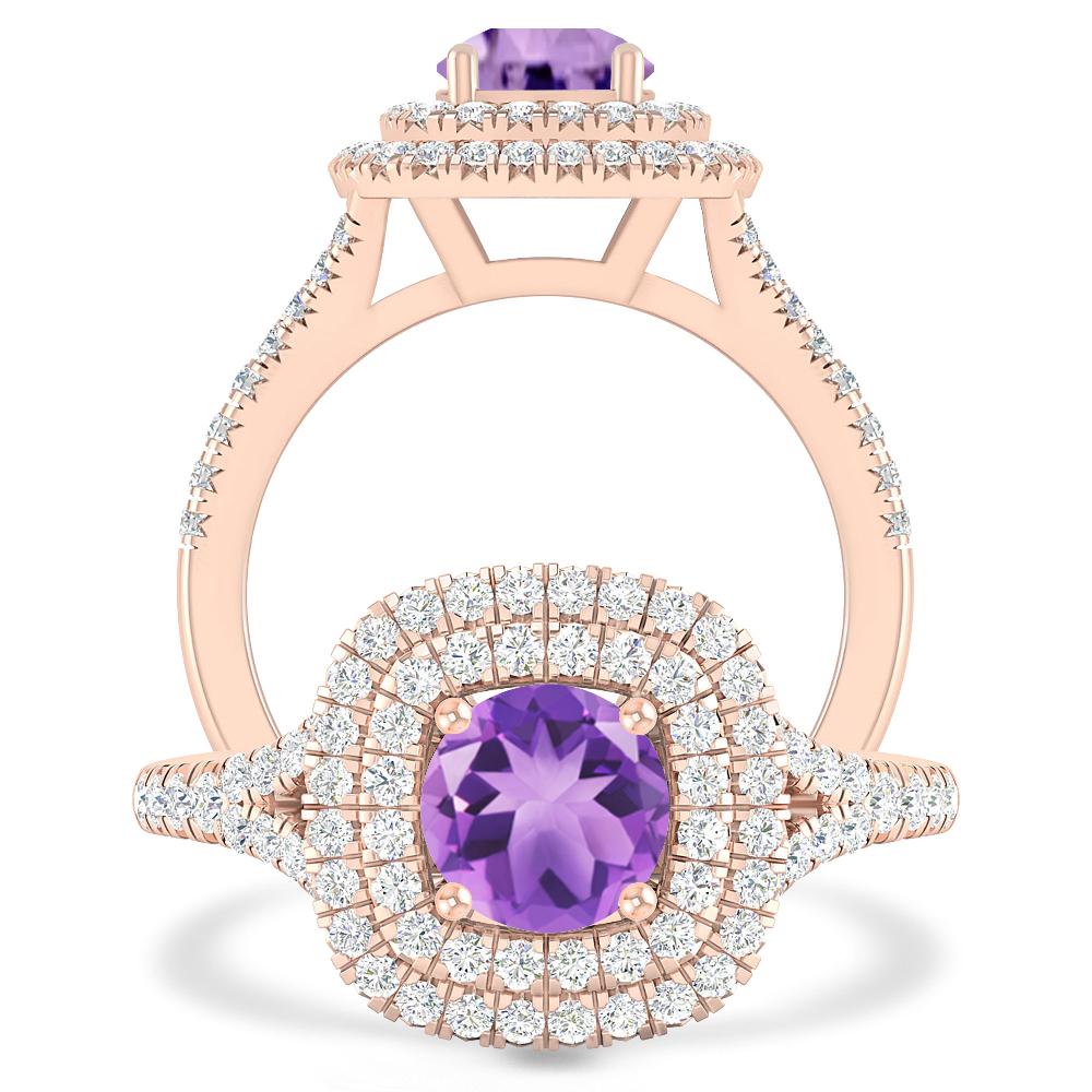 Rose Gold - Amethyst