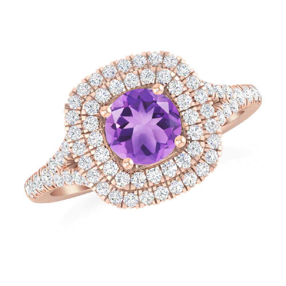 Rose Gold - Amethyst