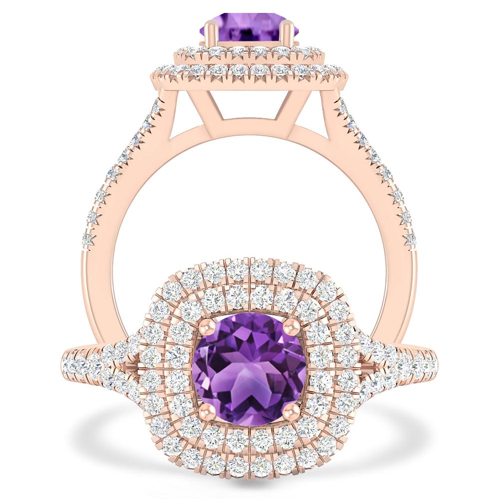 Rose Gold - Amethyst