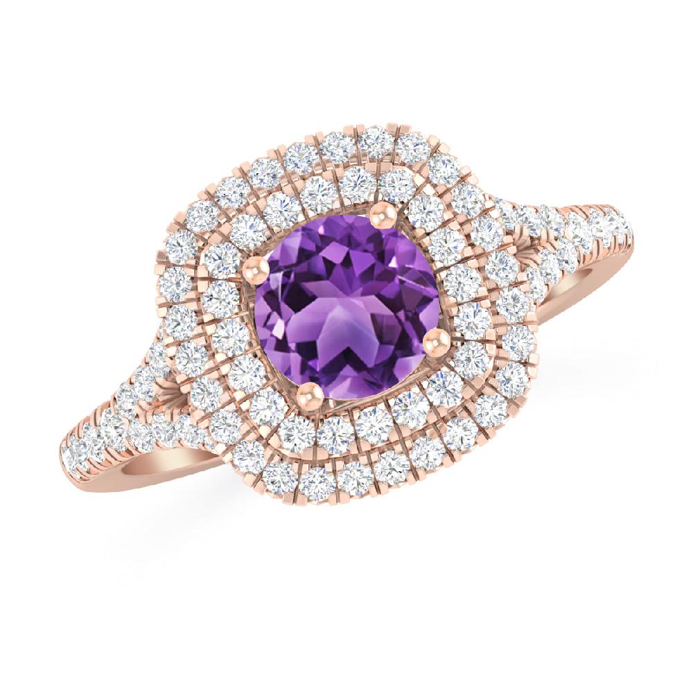 Rose Gold - Amethyst