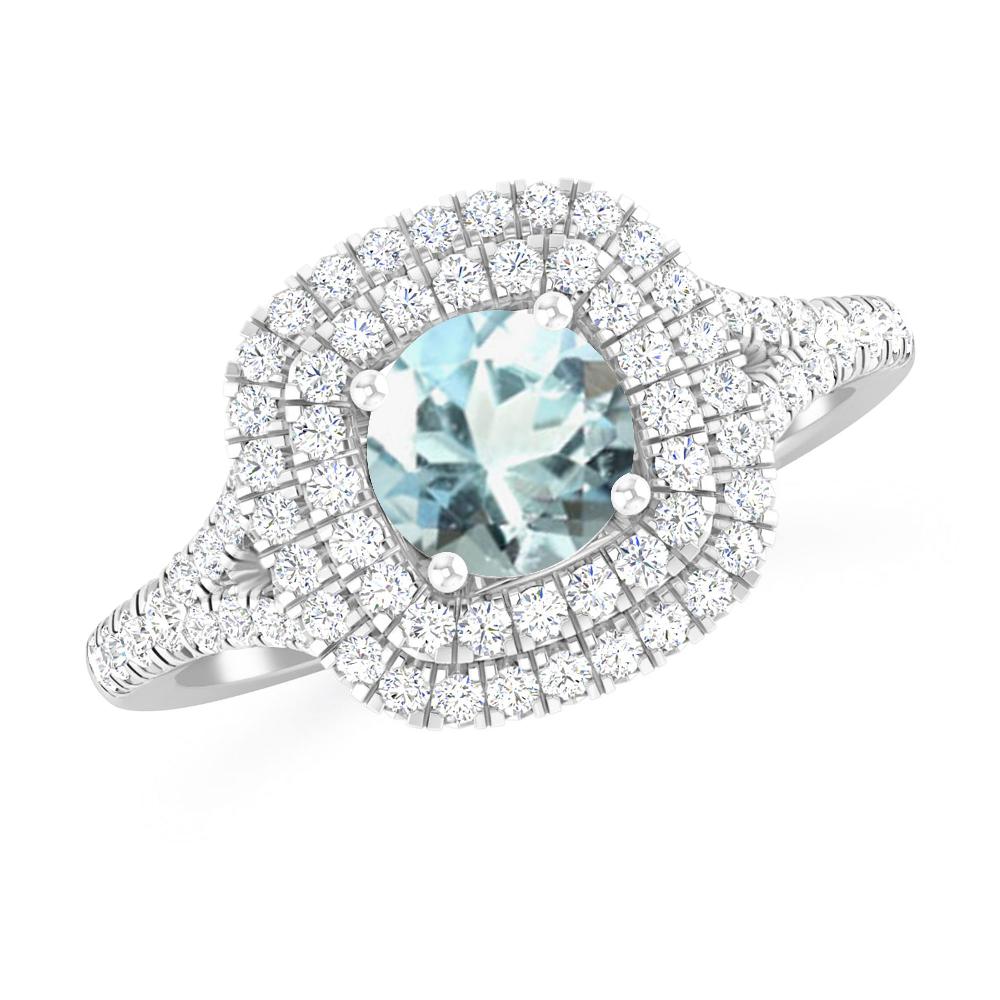 White Gold - Aquamarine