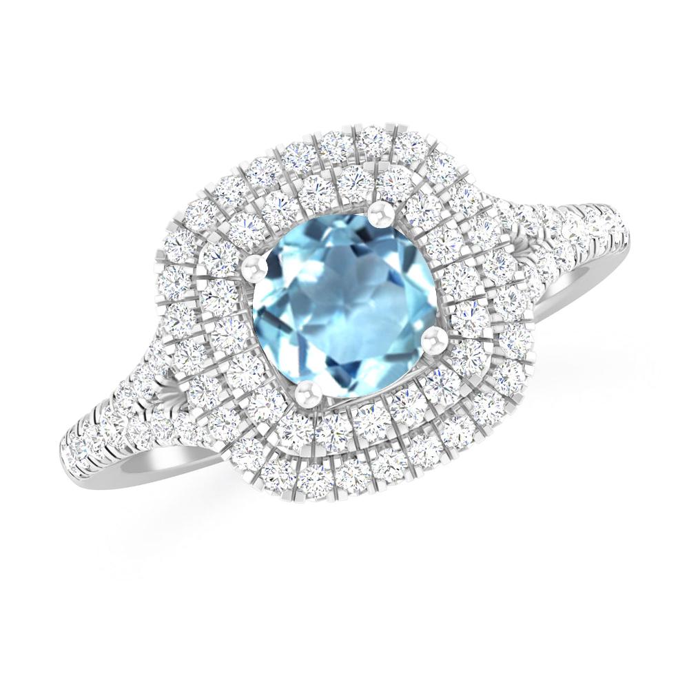 White Gold - Aquamarine
