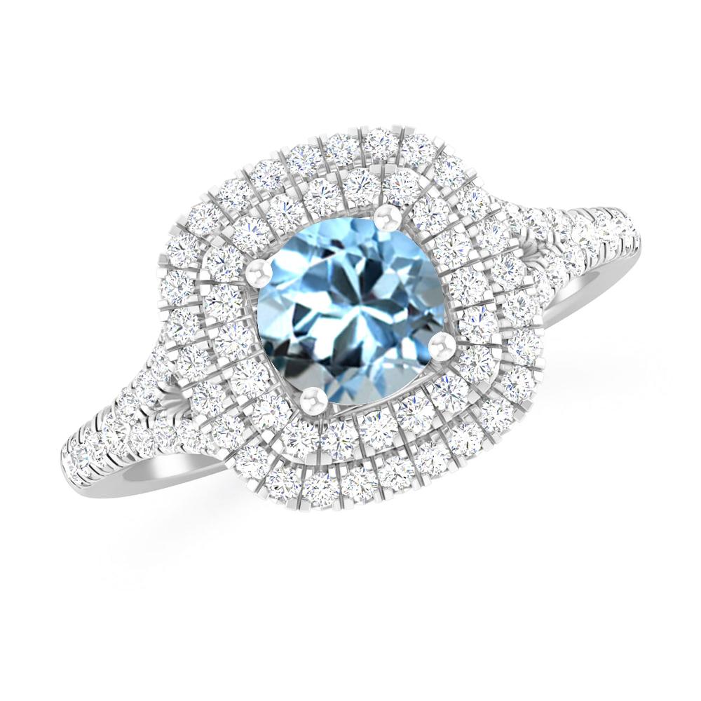 White Gold - Aquamarine