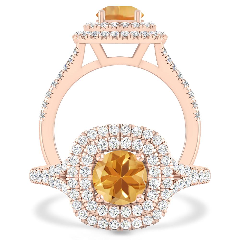 Rose Gold - Citrine