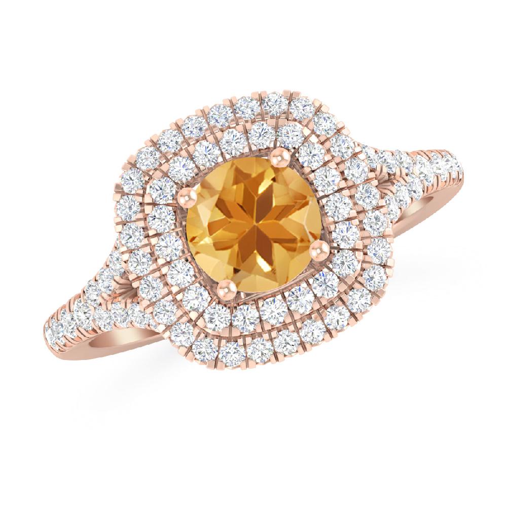 Rose Gold - Citrine