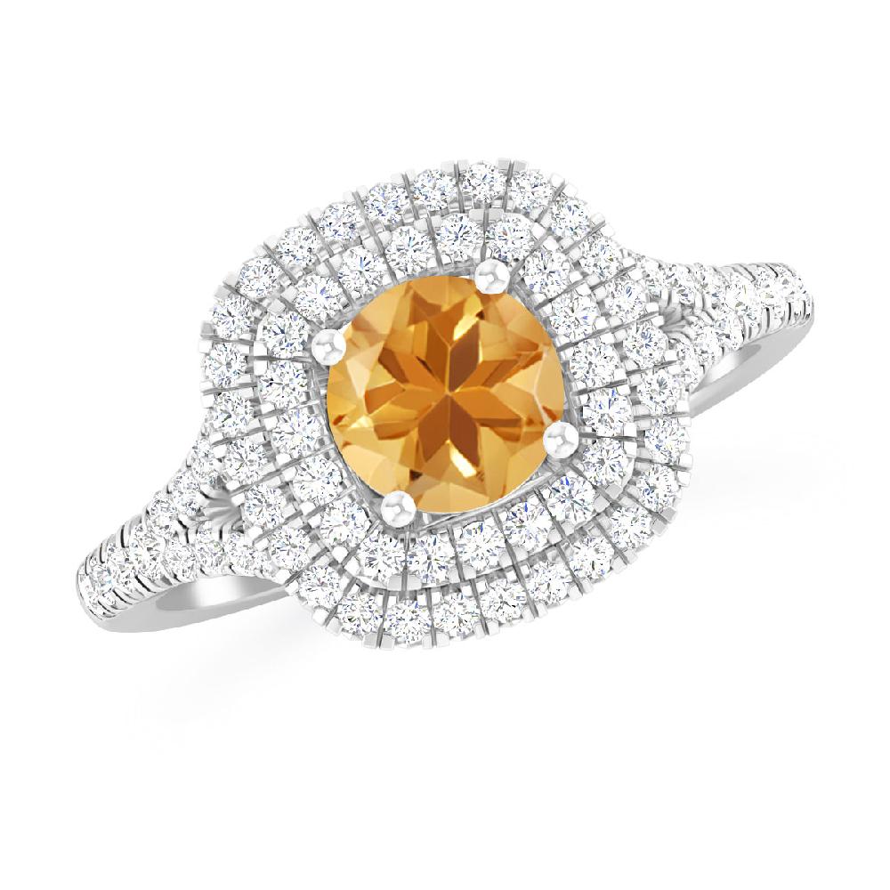 White Gold - Citrine