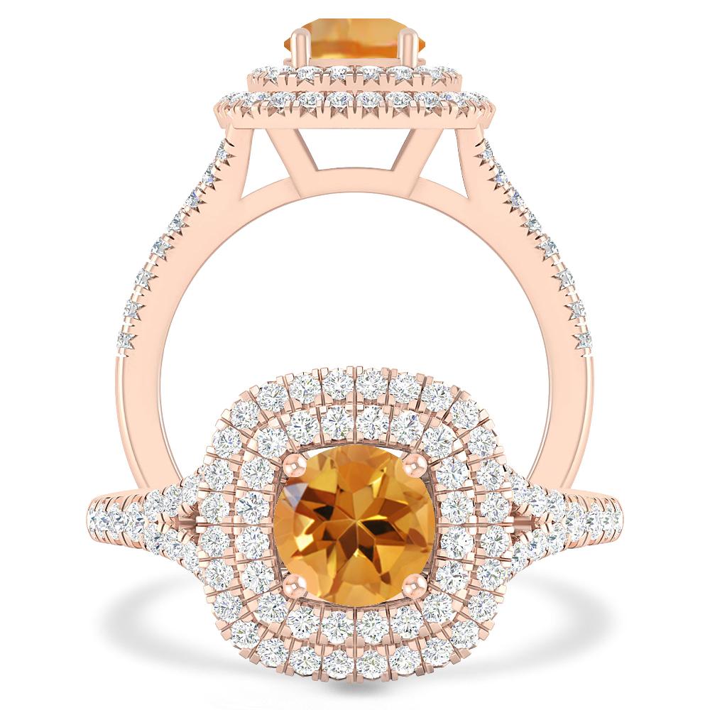 Rose Gold - Citrine