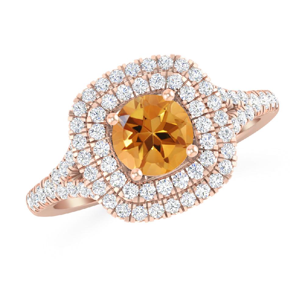 Rose Gold - Citrine