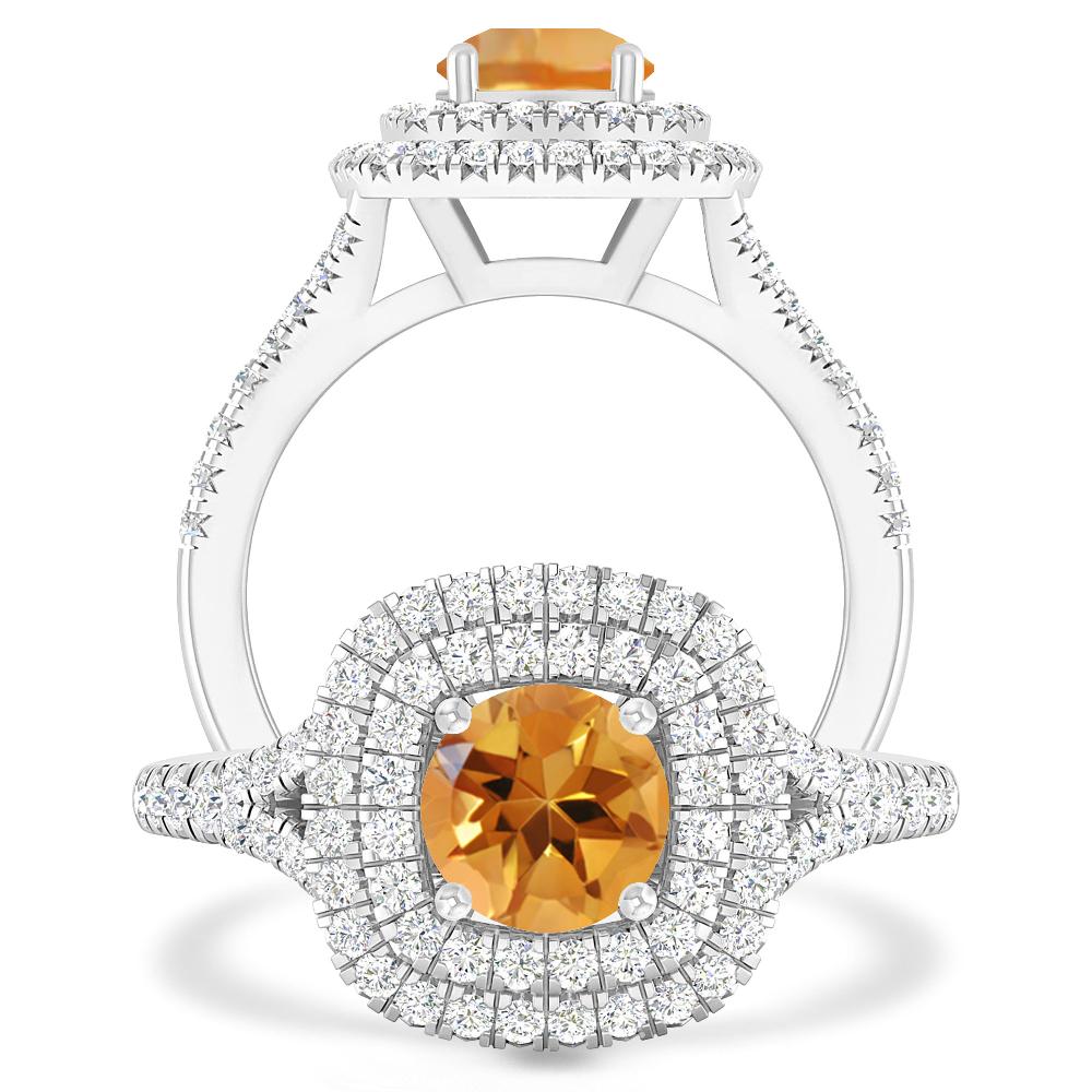 White Gold - Citrine