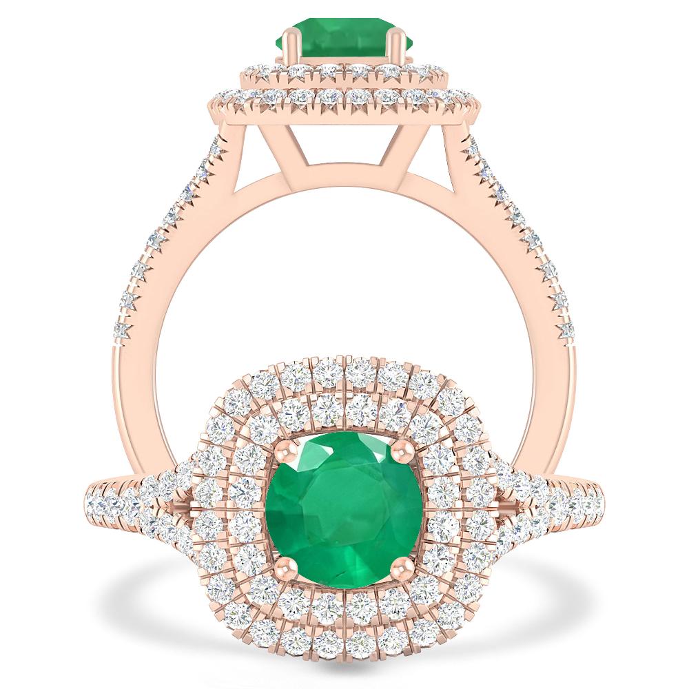 Rose Gold - Emerald