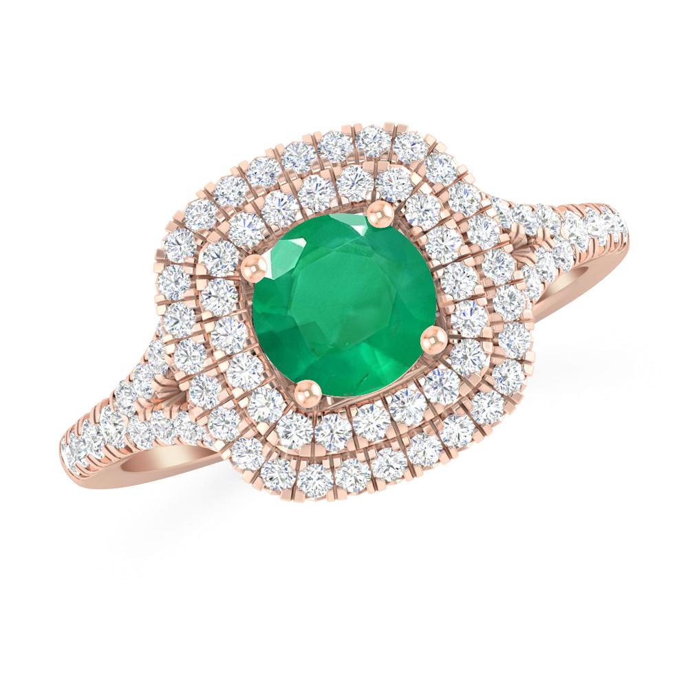 Rose Gold - Emerald