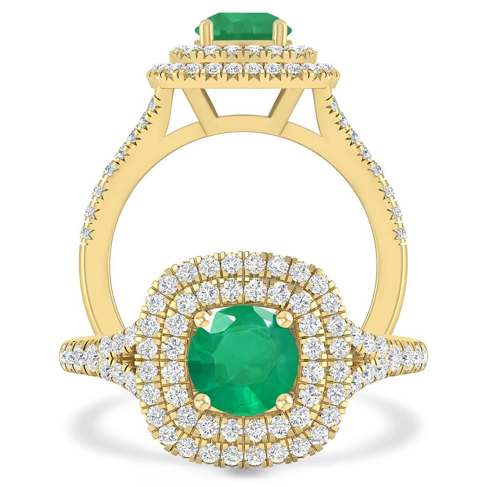 Yellow Gold - Emerald