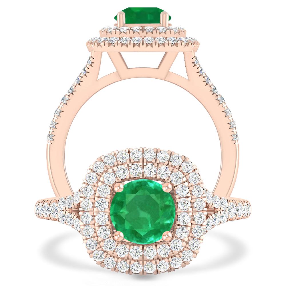 Rose Gold - Emerald