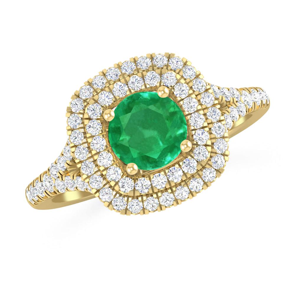 Yellow Gold - Emerald