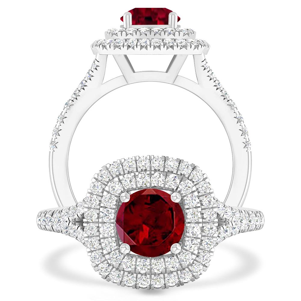 White Gold - Garnet