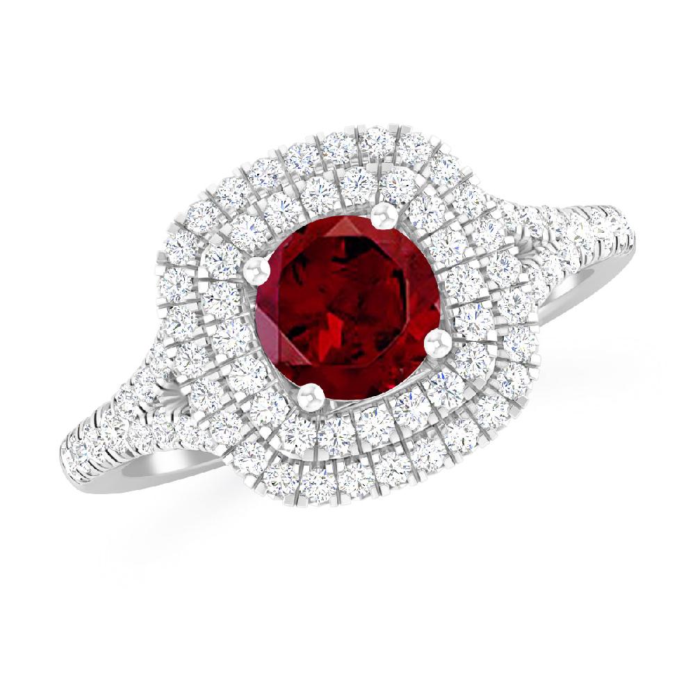 White Gold - Garnet