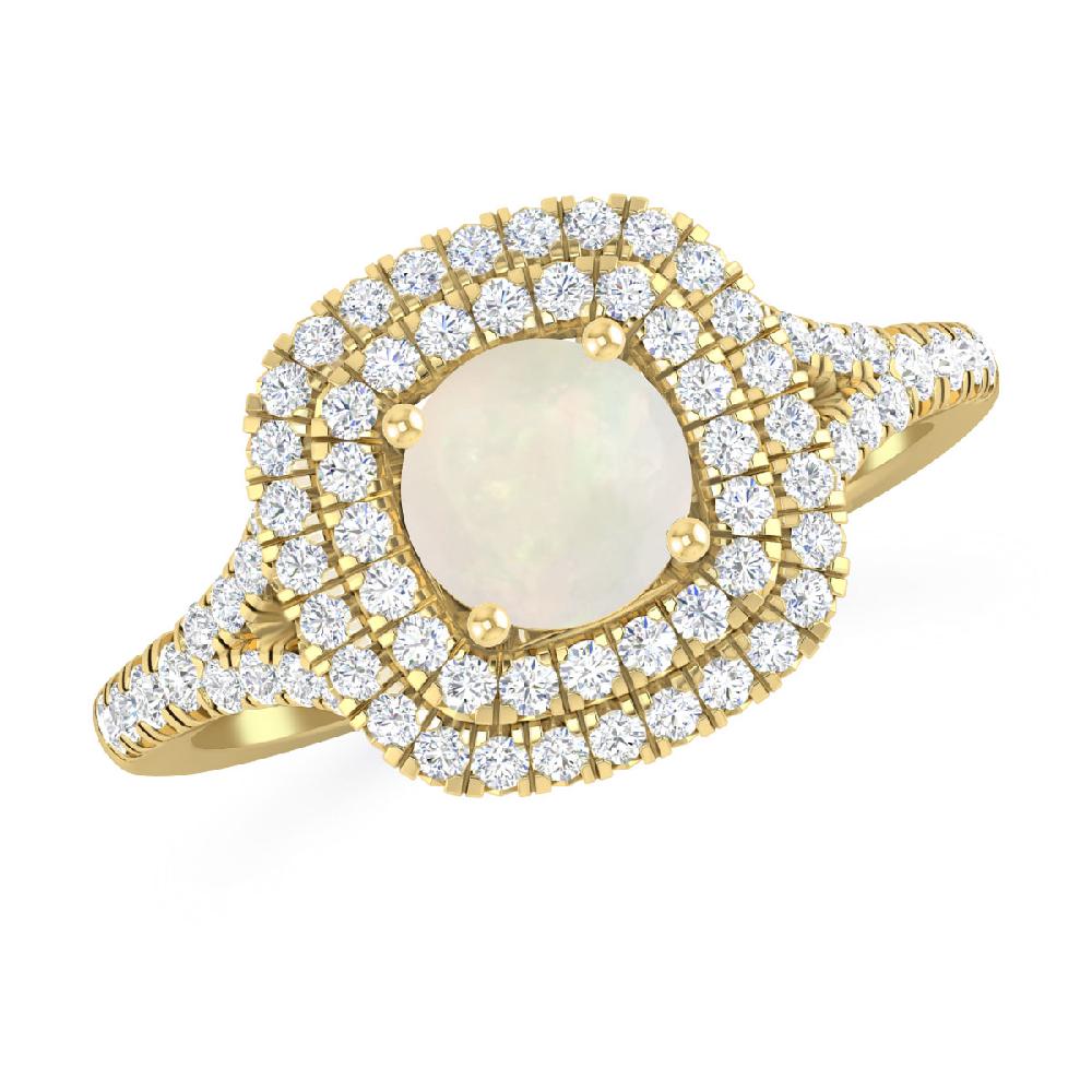 Yellow Gold - Opal