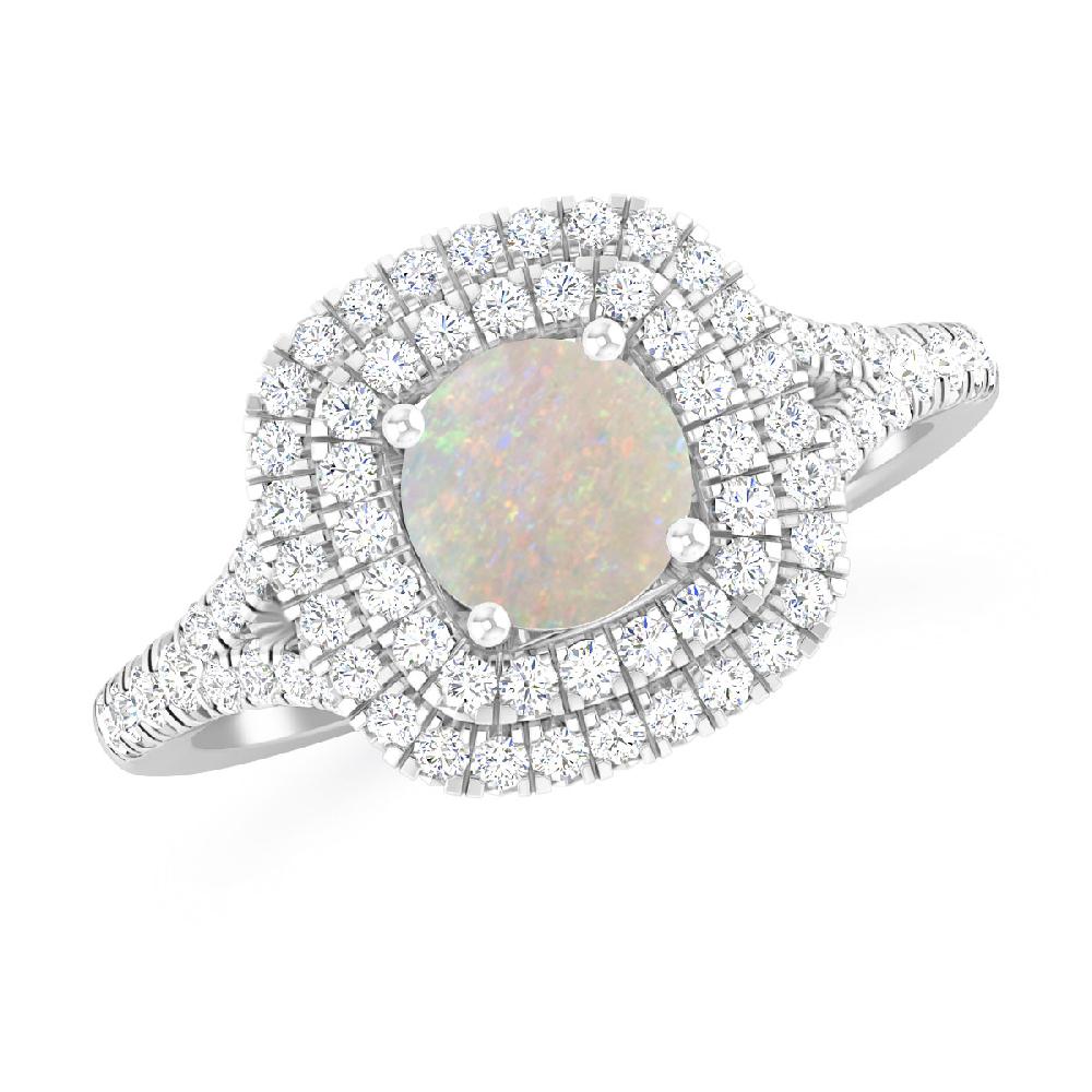 White Gold - Opal