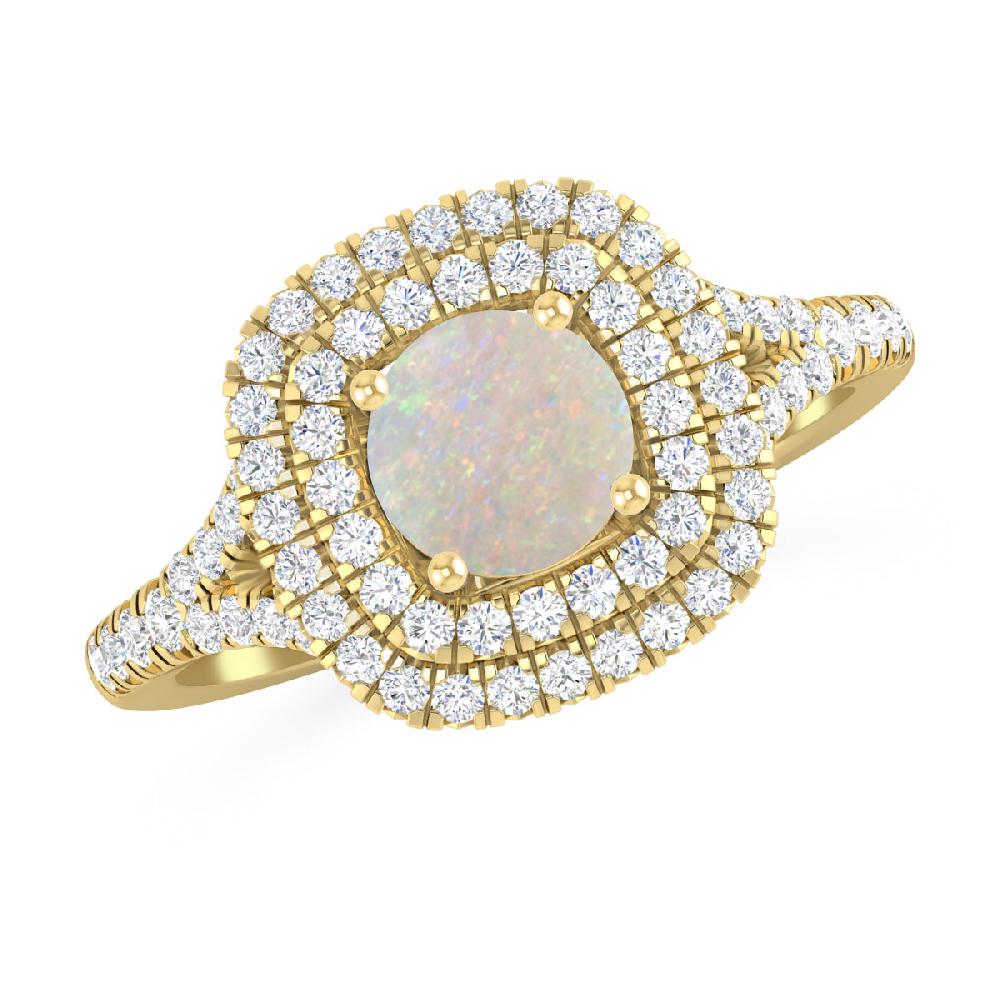 Yellow Gold - Opal