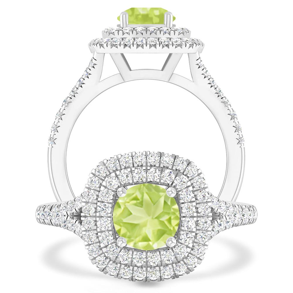 White Gold - Peridot