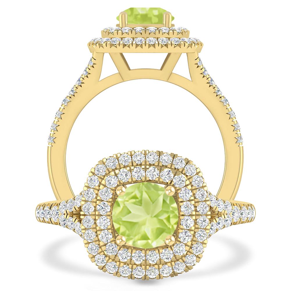 Yellow Gold - Peridot