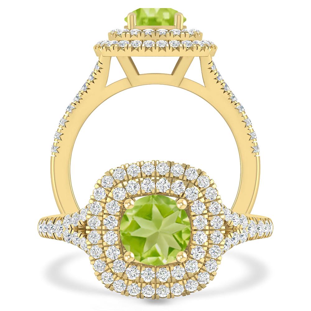Yellow Gold - Peridot