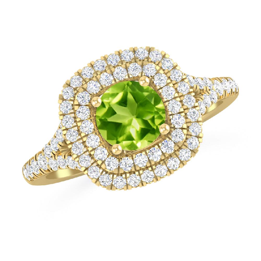 Yellow Gold - Peridot