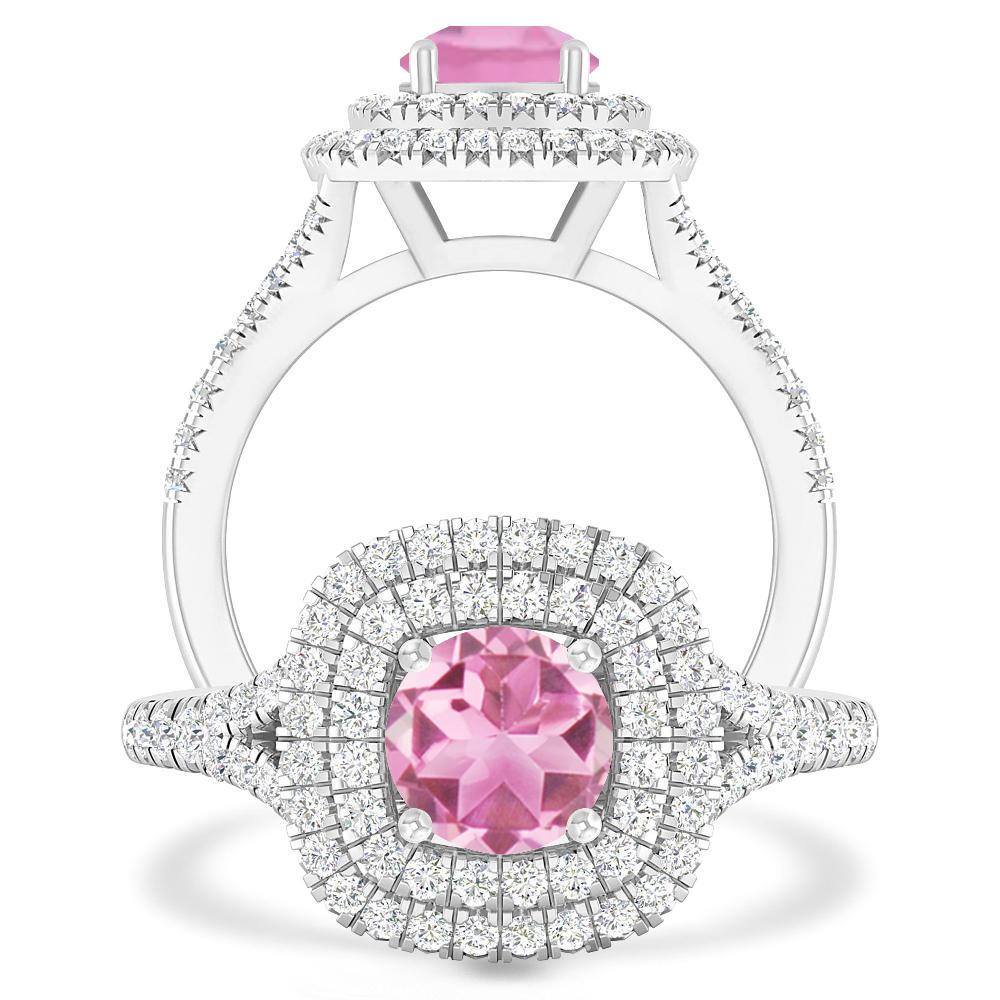 White Gold - Pink Tourmaline