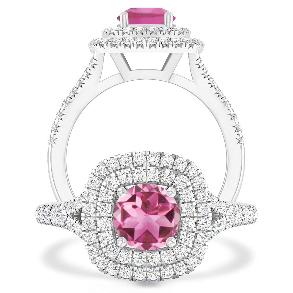 White Gold - Pink Tourmaline