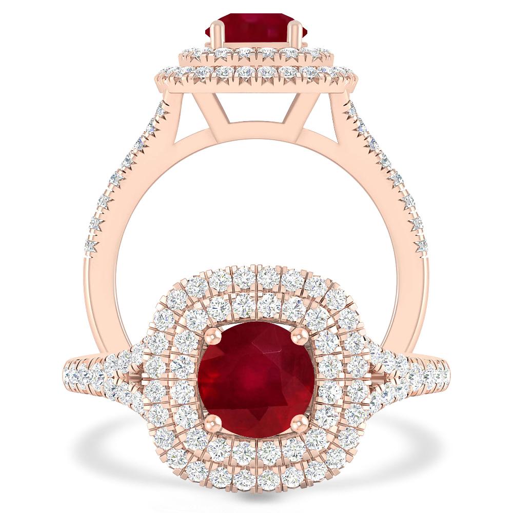 Rose Gold - Ruby