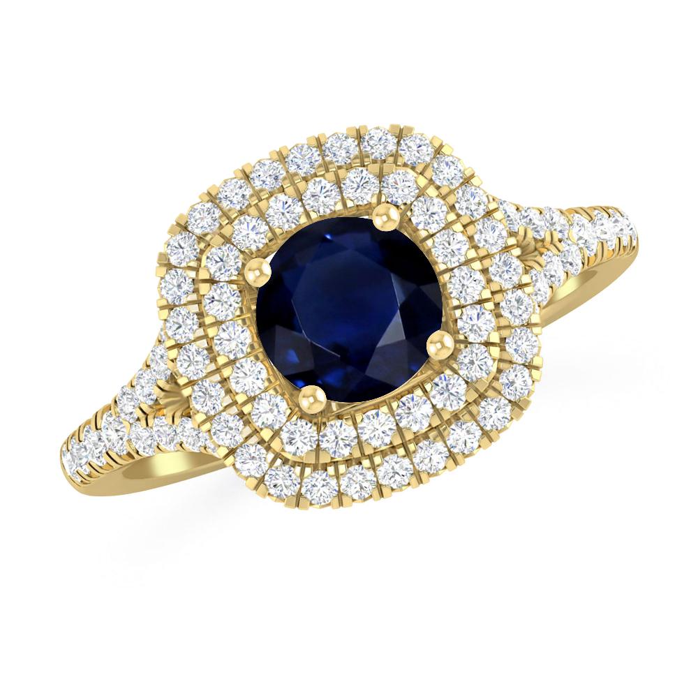 Yellow Gold - Sapphire