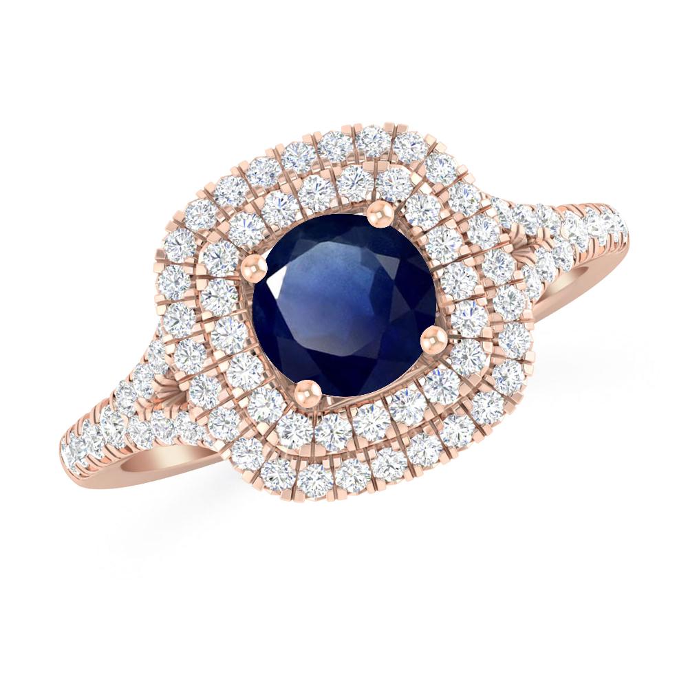 Rose Gold - Sapphire