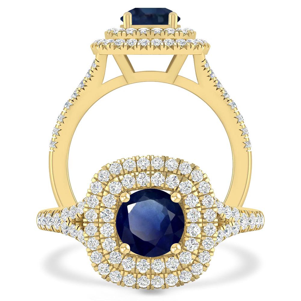 Yellow Gold - Sapphire