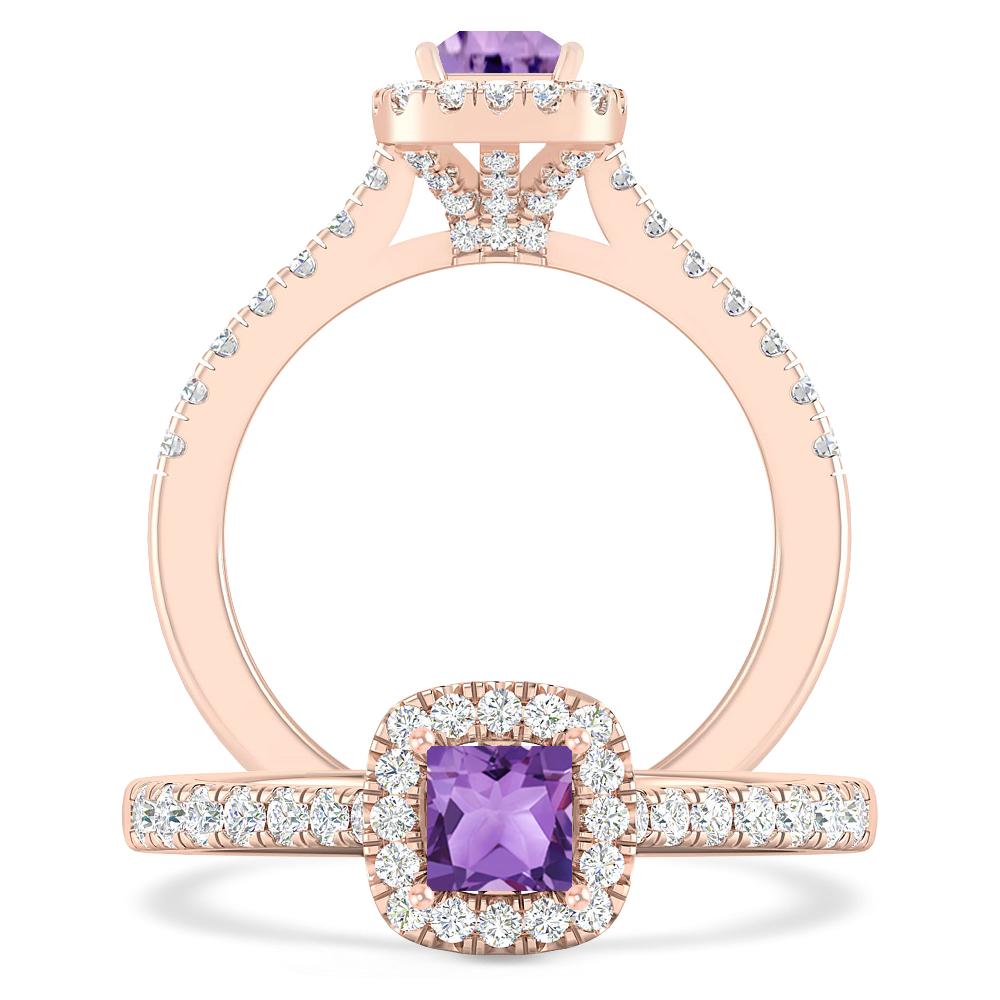 Rose Gold - Amethyst