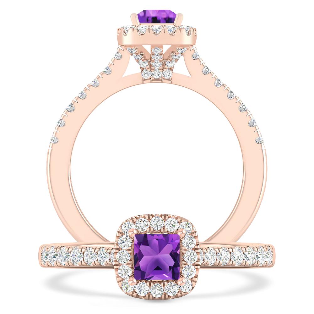 Rose Gold - Amethyst