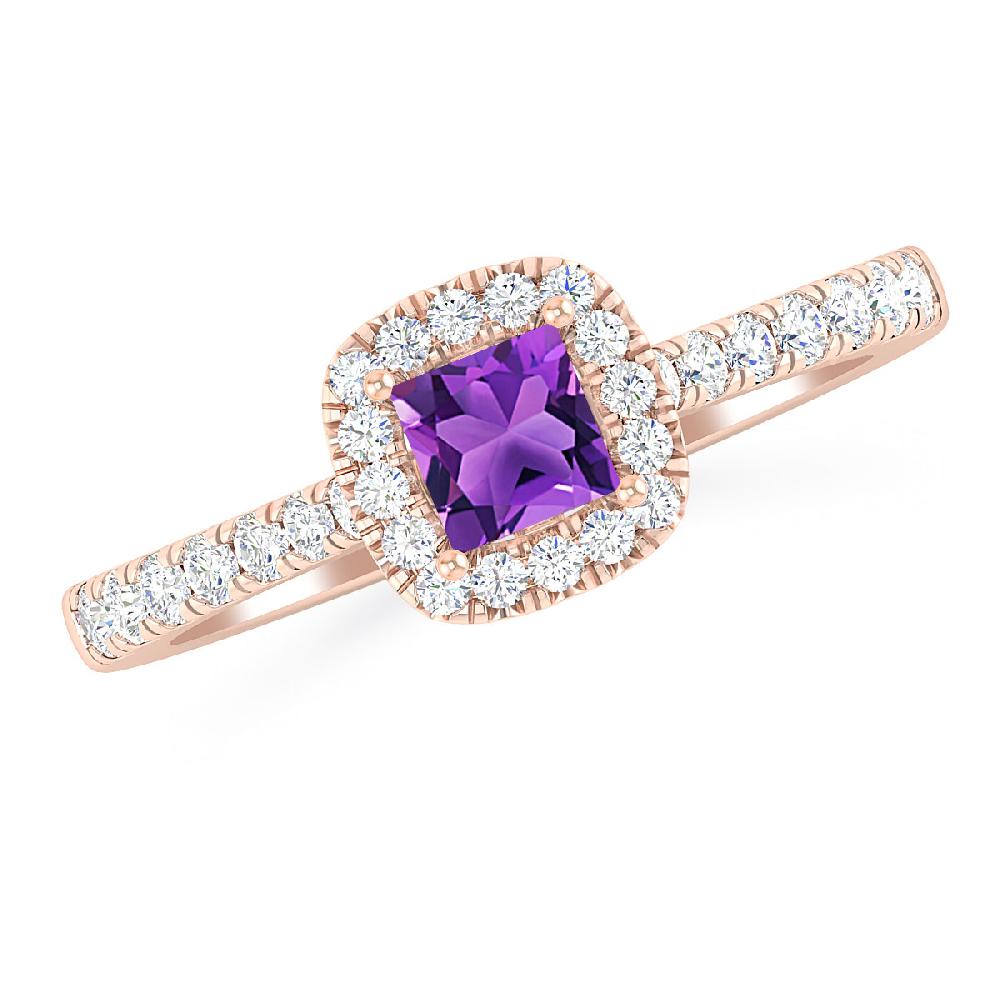 Rose Gold - Amethyst