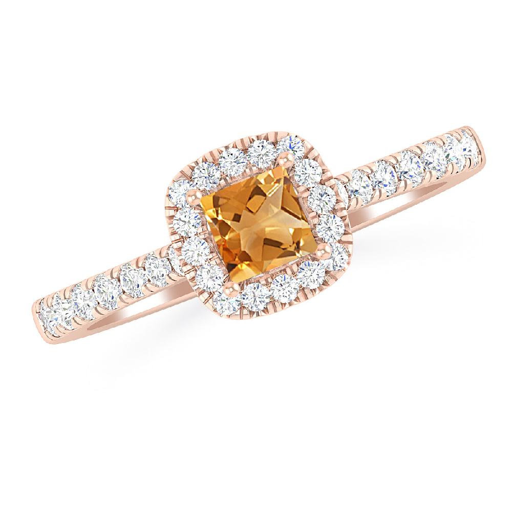 Rose Gold - Citrine