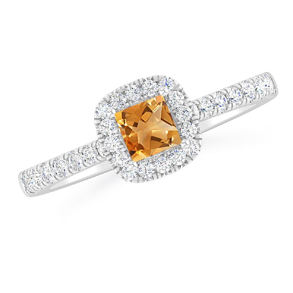 White Gold - Citrine