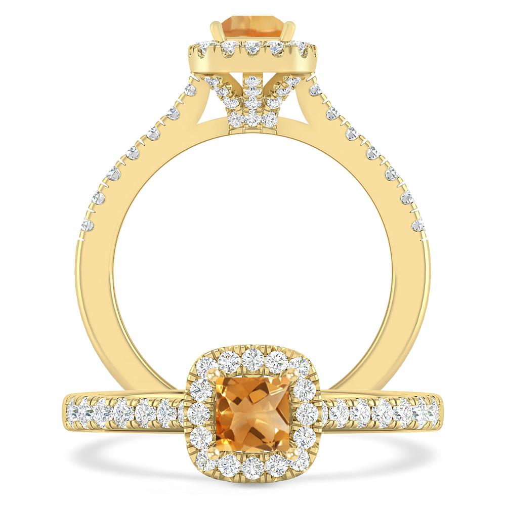 Yellow Gold - Citrine