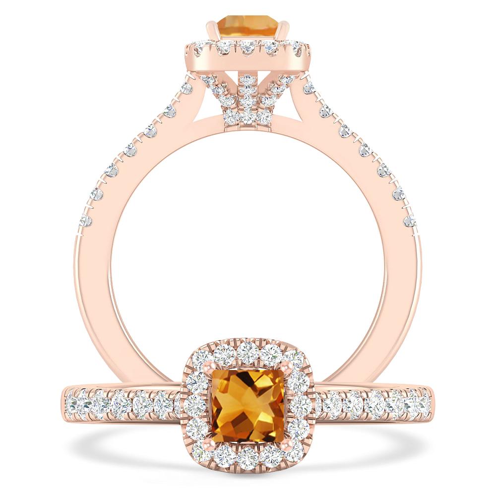 Rose Gold - Citrine