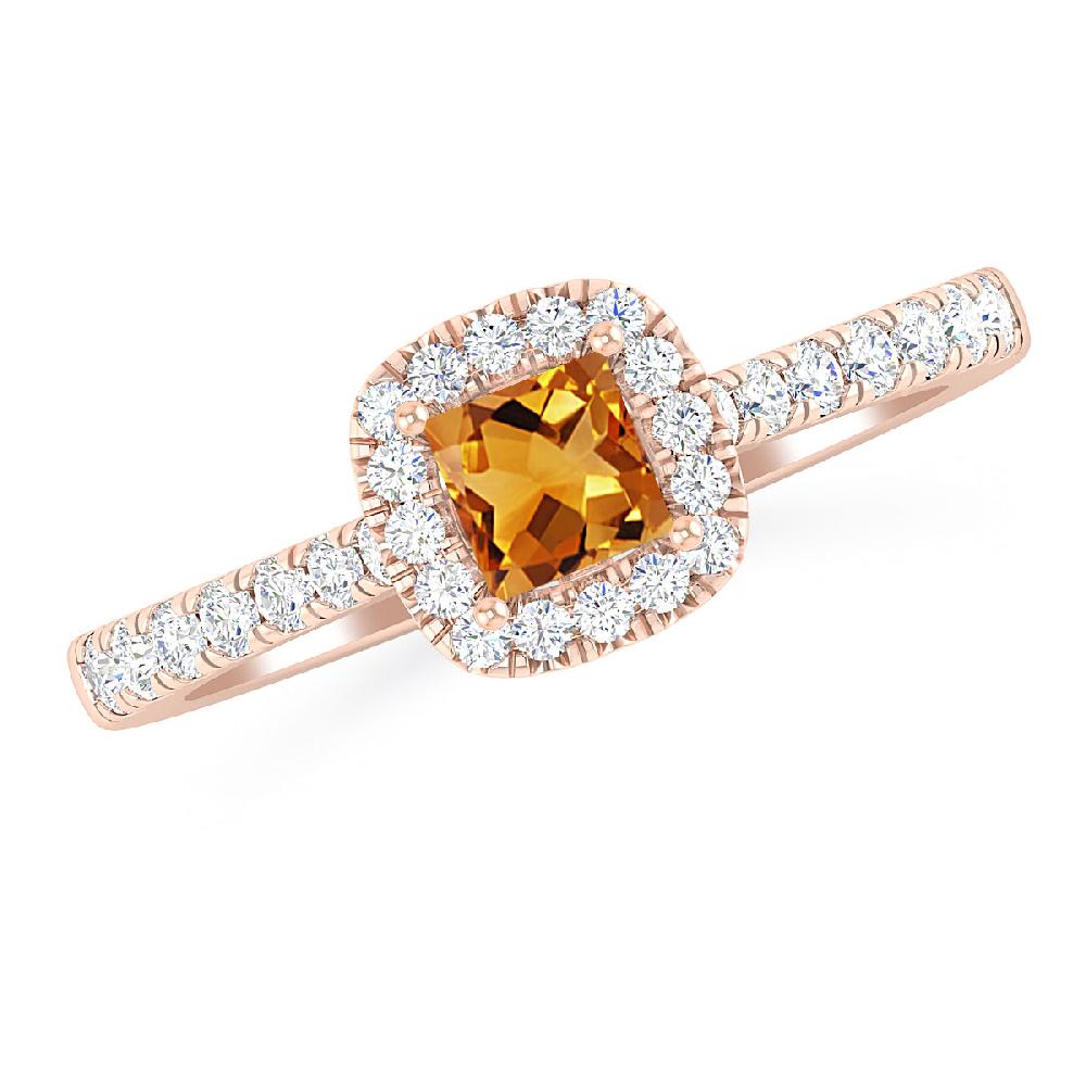 Rose Gold - Citrine