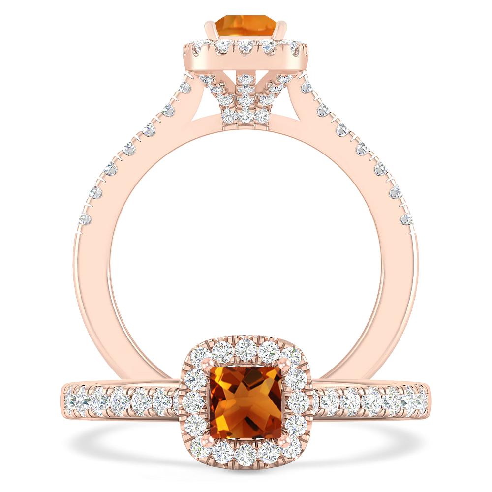 Rose Gold - Citrine